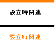設立時関連